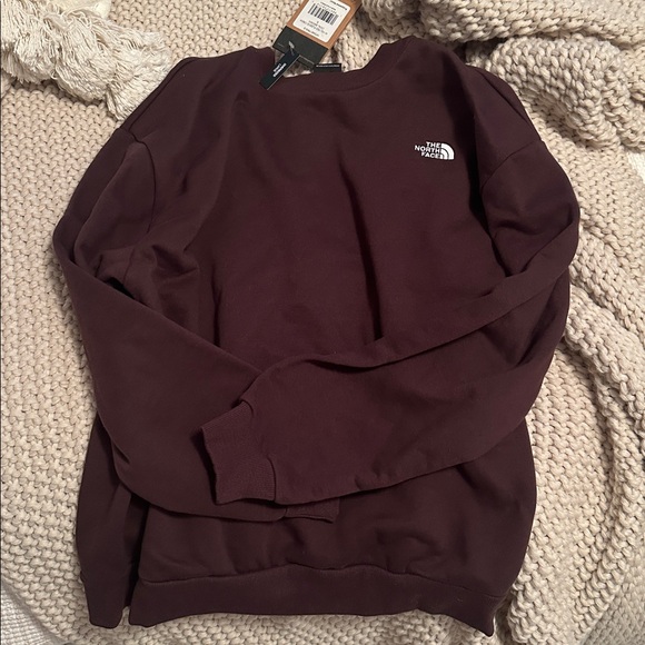 The North Face Fall Brown Oversized Crewneck Size Small NWT - Picture 1 of 1